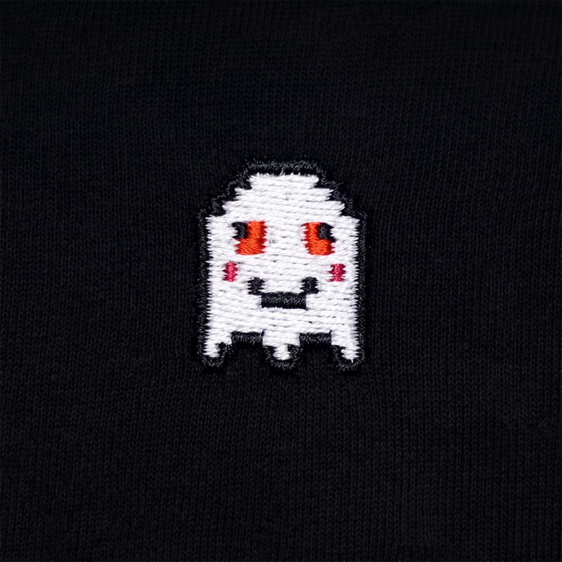 Stoned Pixel Geist – Bestickter Bio Pullover // No. 014