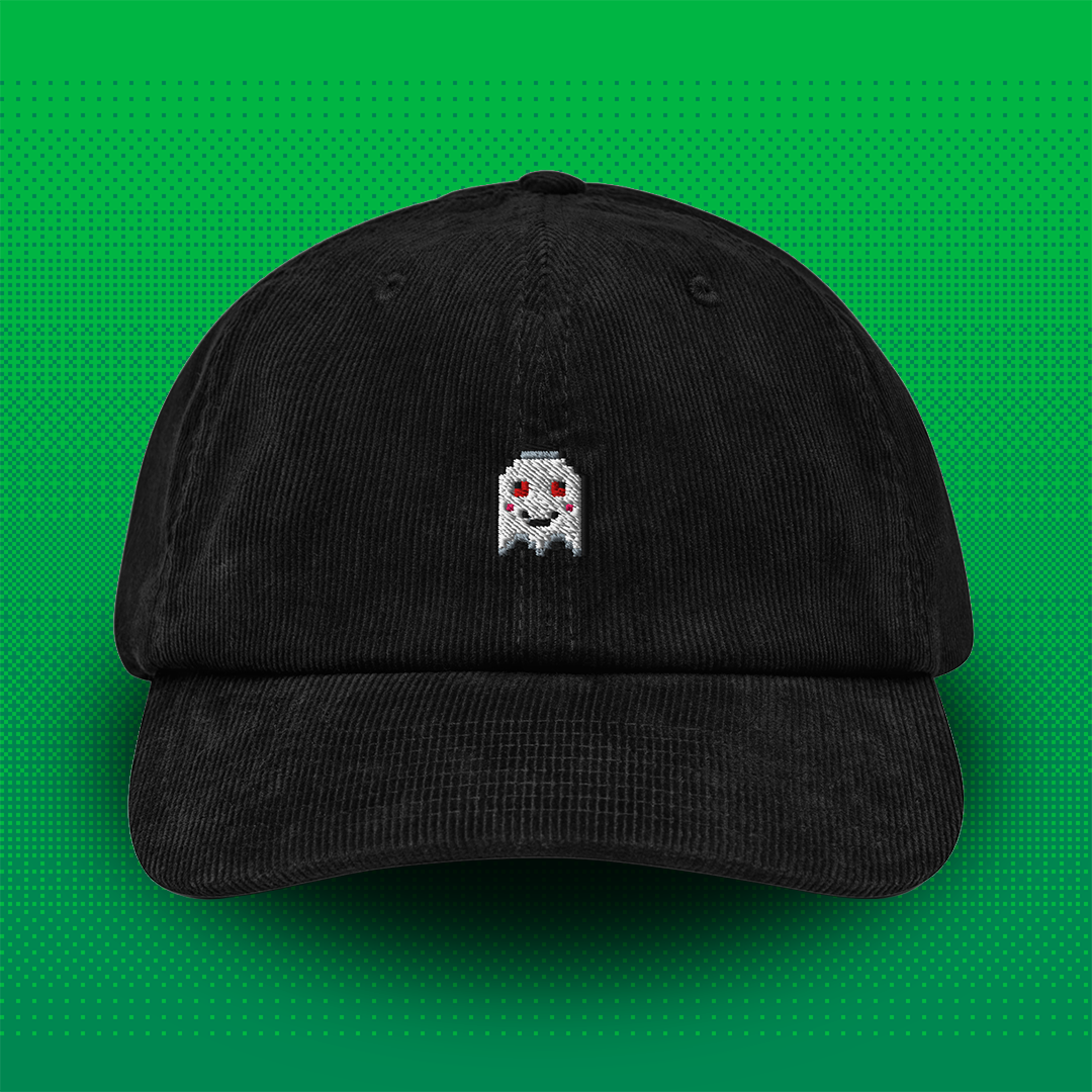 Stoned Pixel Geist – Bestickte Cord Cap // No. 014