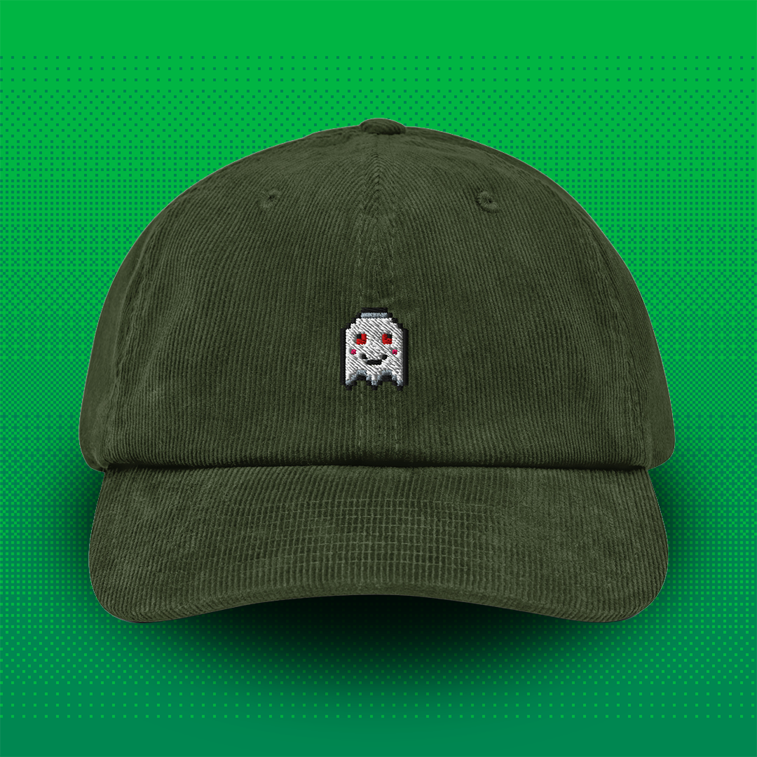 Stoned Pixel Geist – Bestickte Cord Cap // No. 014