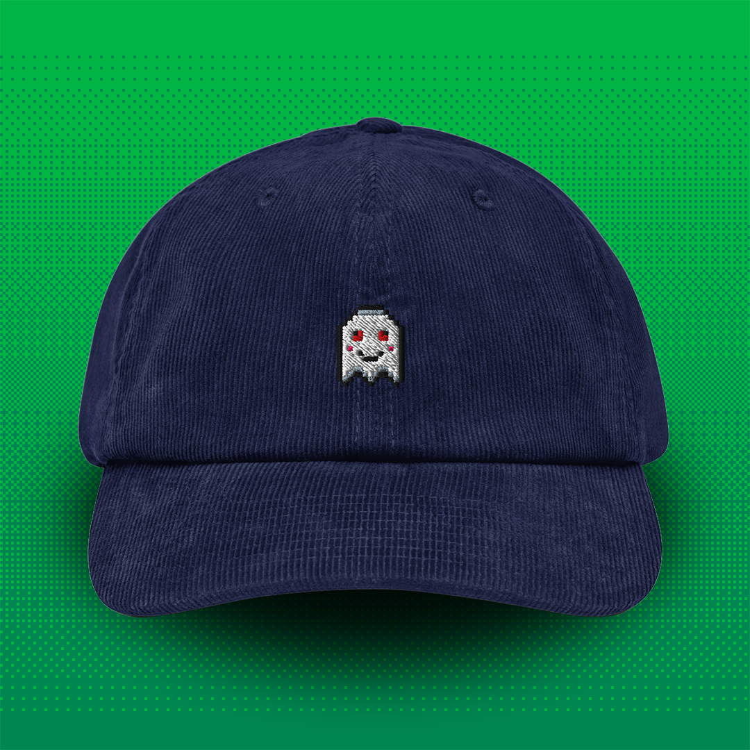 Stoned Pixel Geist – Bestickte Cord Cap // No. 014