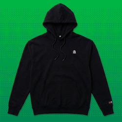 Stoned Pixel Geist – Bestickter Bio Hoodie // No. 014