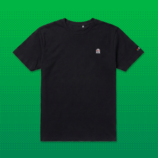 Stoned Pixel Geist – Besticktes Bio T-Shirt // No. 014