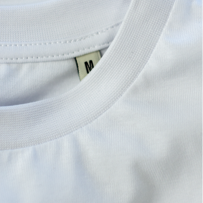 Pixel Ghost – Embroidered Organic T-Shirt // No. 006 